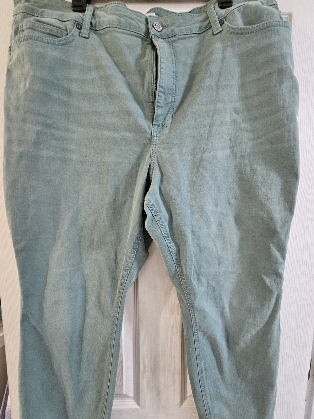 LC Lauren Conrad Light Teal Cotton Chinos